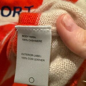 Trovata Red and Cream Knitwear